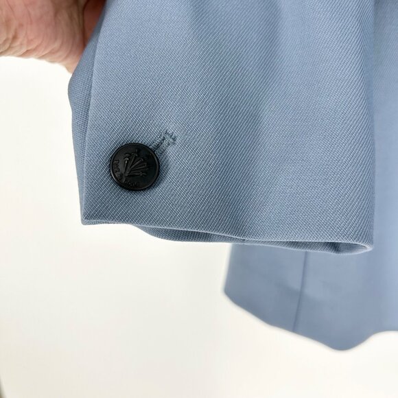NWT Rag & Bone Charles Twill Wool Blend Blazer in Prairie Blue - Picture 4 of 7